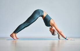 Downward yoga pose